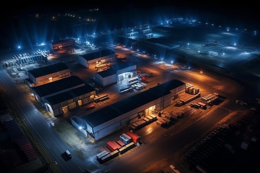 aerial-view-factory-night_662214-501329